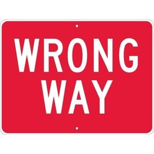 Nmc Wrong Way Sign TM133J
